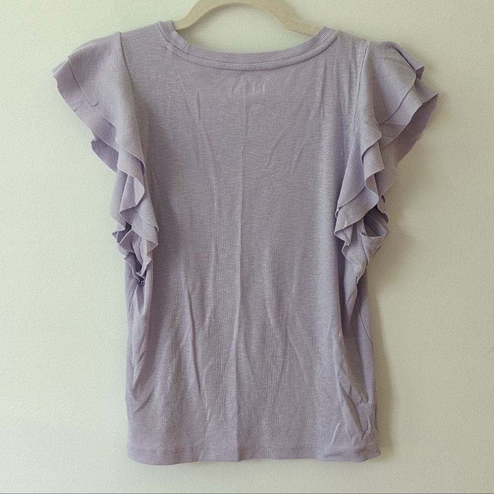 Gap Ribbed Flutter Sleeve Tank - Picture 3 of 3
